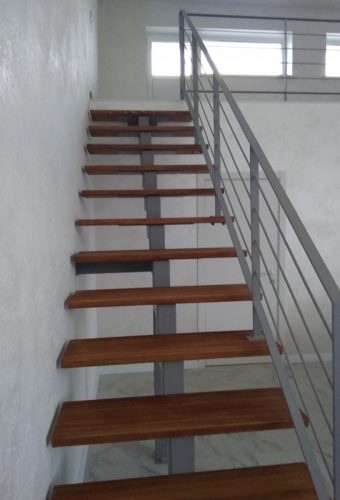 ограждение лестницы из металла