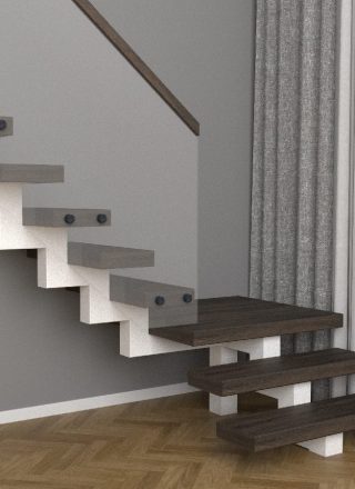 рендер со стеклом на центральном каркасе рендер со стеклом на центральном каркасе